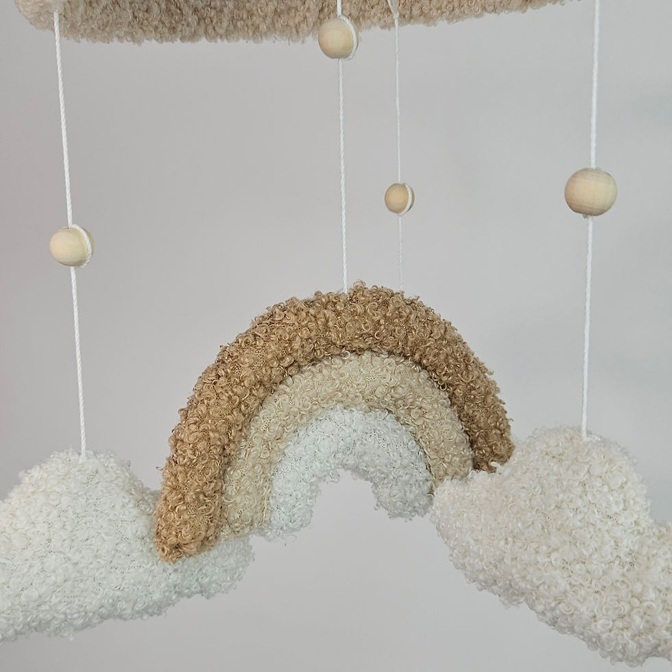 תמונה ממוזערת: מובייל לעגלה- קשת בענן