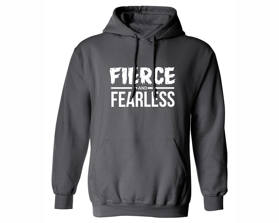 Thumbnail: Fierce and Fearless Unisex Pullover Hoodie