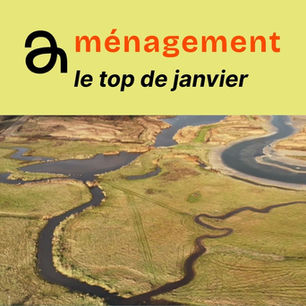 Ménagement du territoire : le top 5 de janvier