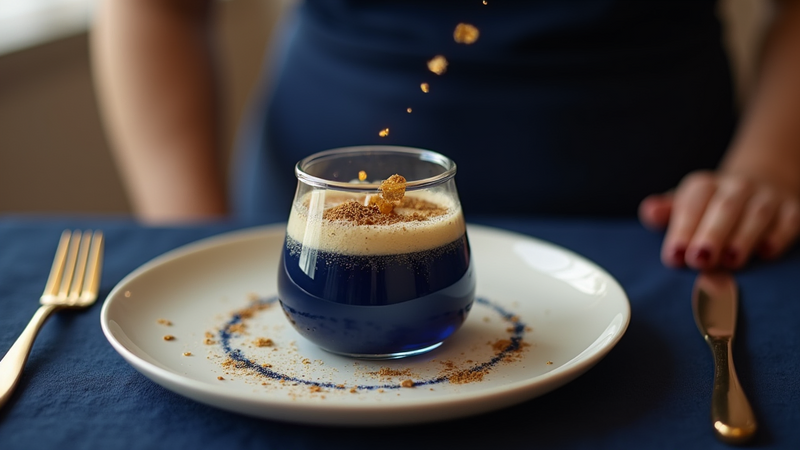 imagem decorativa, copo de café com cereal.