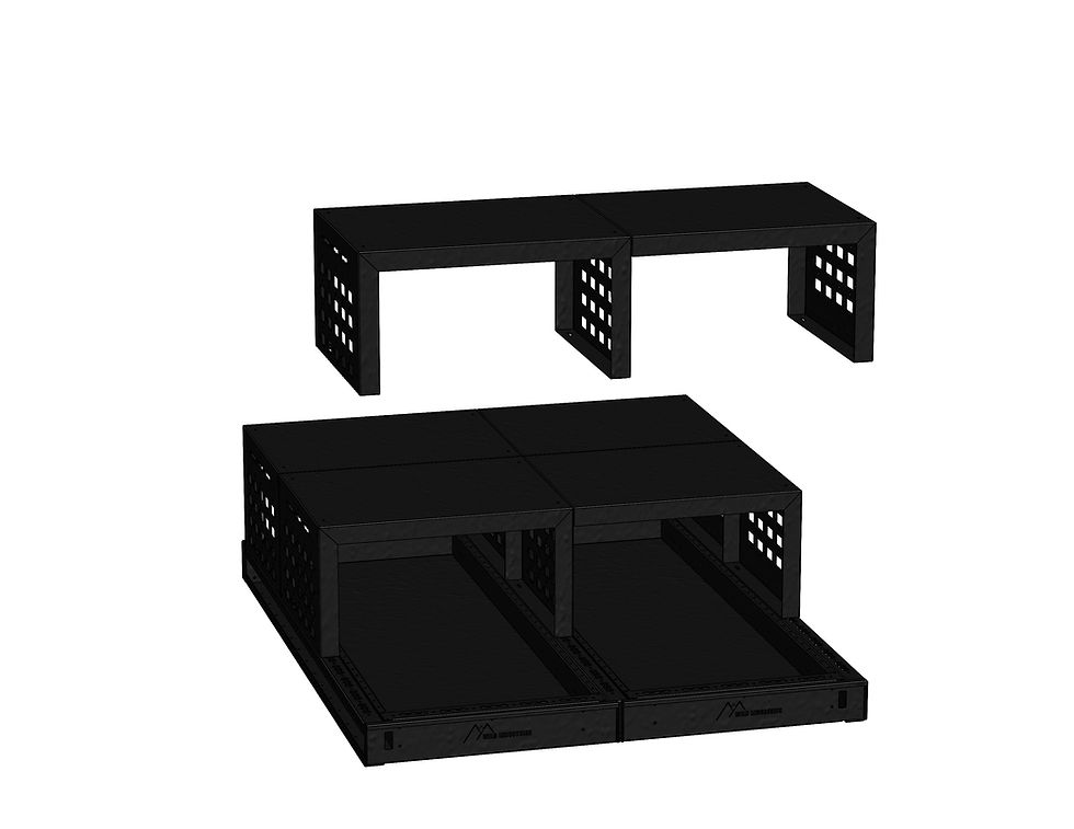 Thumbnail: V2 Double Drawer Unit Bench Top (350mm High)