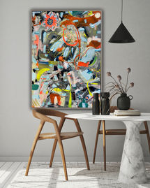 Farbenfrohes Kunstwerk mit dem Namen be my sumshine, Dieses Bild ist eine Ode an all die Sonnenstrahlen in unserem Leben – sei es ein lieber Mensch, ein besonderes Erlebnis oder einfach der Moment, in dem das Herz lächelt.