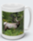 Roosevelt Elk Coffee mug, single photo one side