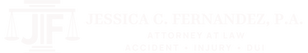 white Jessica C. Fernandez, P.A. Logo w A,I,D Tagline - Black.png