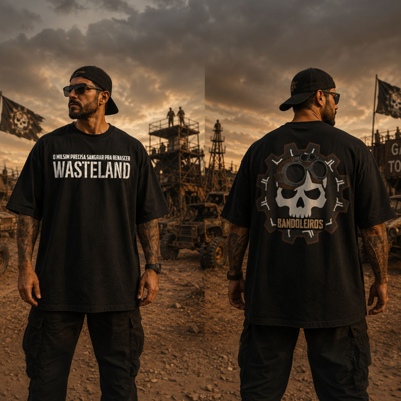 CAMISETA OVERSIZED BANDOLEIROS | W2026