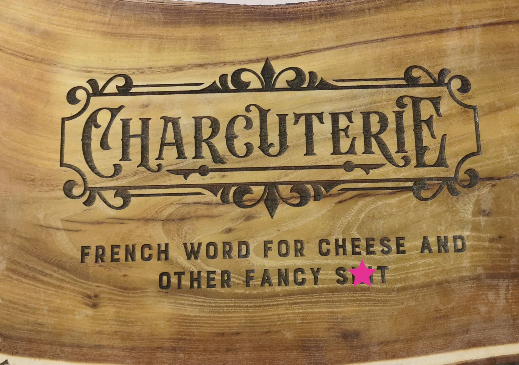 Large Osage Orange Charcuterie Board