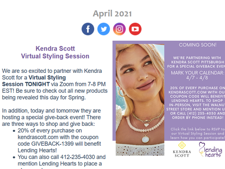 The Kendra Scott Virtual Styling Session is Tonight!!! 😍
