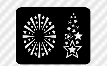 Thumbnail: Star Cascade (Cut Your Own Stencil)