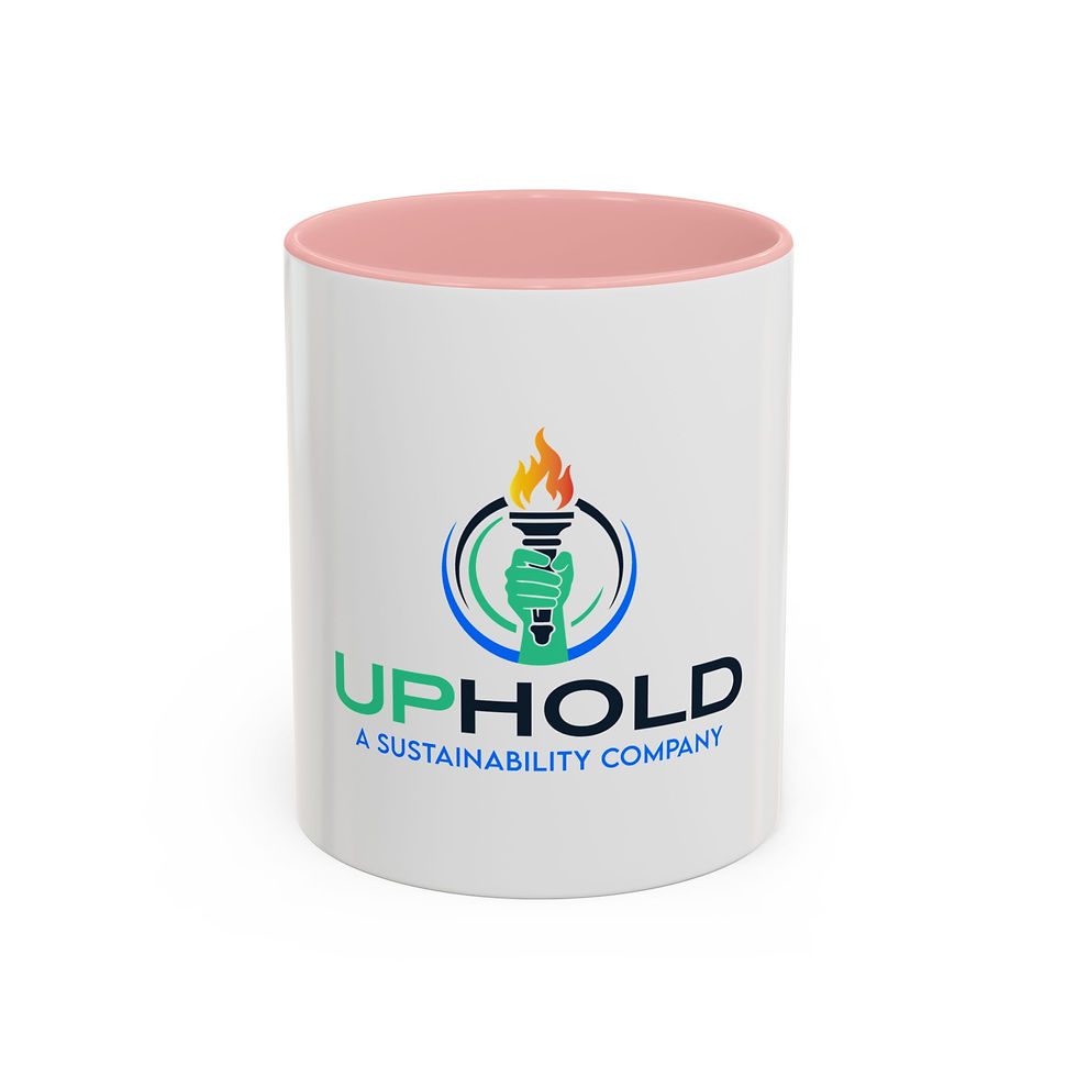 Thumbnail: Uphold Sustainability Logo Coffee Mug — Accent 11/15oz
