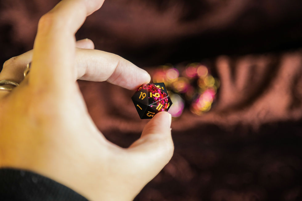 Thumbnail: Pink Vein Resin Dice