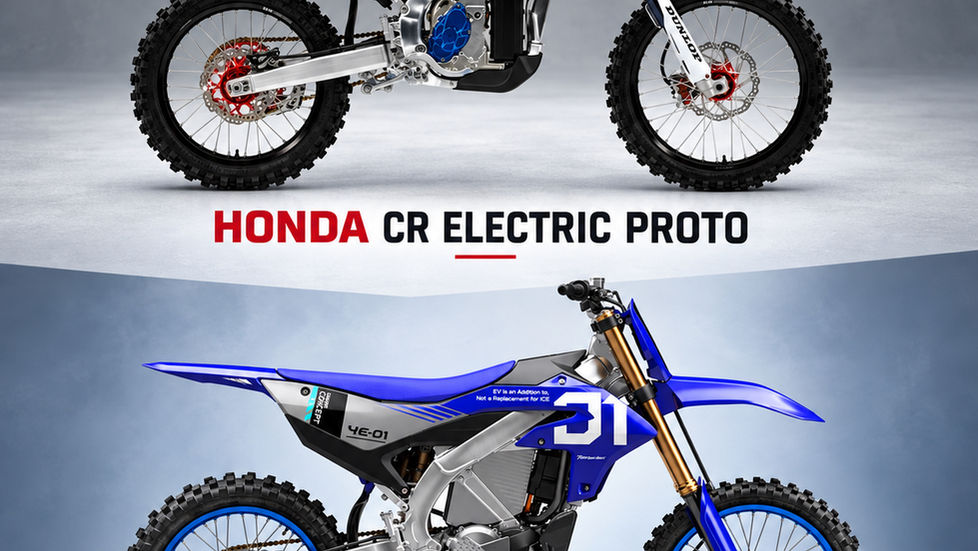 Honda e Yamaha vão colocar motos elétricas lado a lado na pista do MXoN 2026