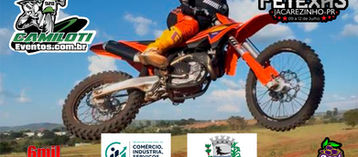 Camiloti Eventos confirma motocross na FETEXAS de Jacarezinho nos dias 11 e 12 de julho