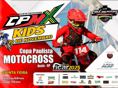 Assis/SP recebe a estreia da CPMX Kids dentro da programação da FICAR 2025