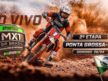 Saiba tudo: horários da segunda etapa do MX1 GP Brasil de Motocross 2026 em Ponta Grossa