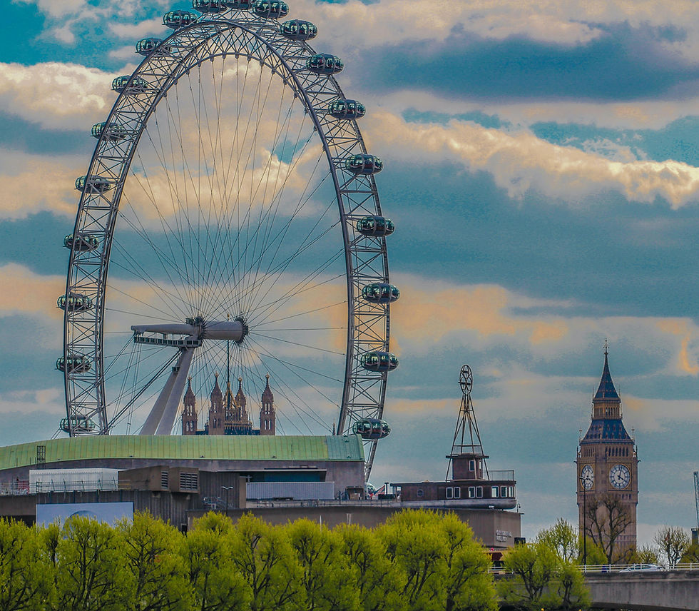 London Eye and Big Ben Tower