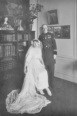 Mariage de Paul Gille avec Germaine Duréault (1918), source archives familiales