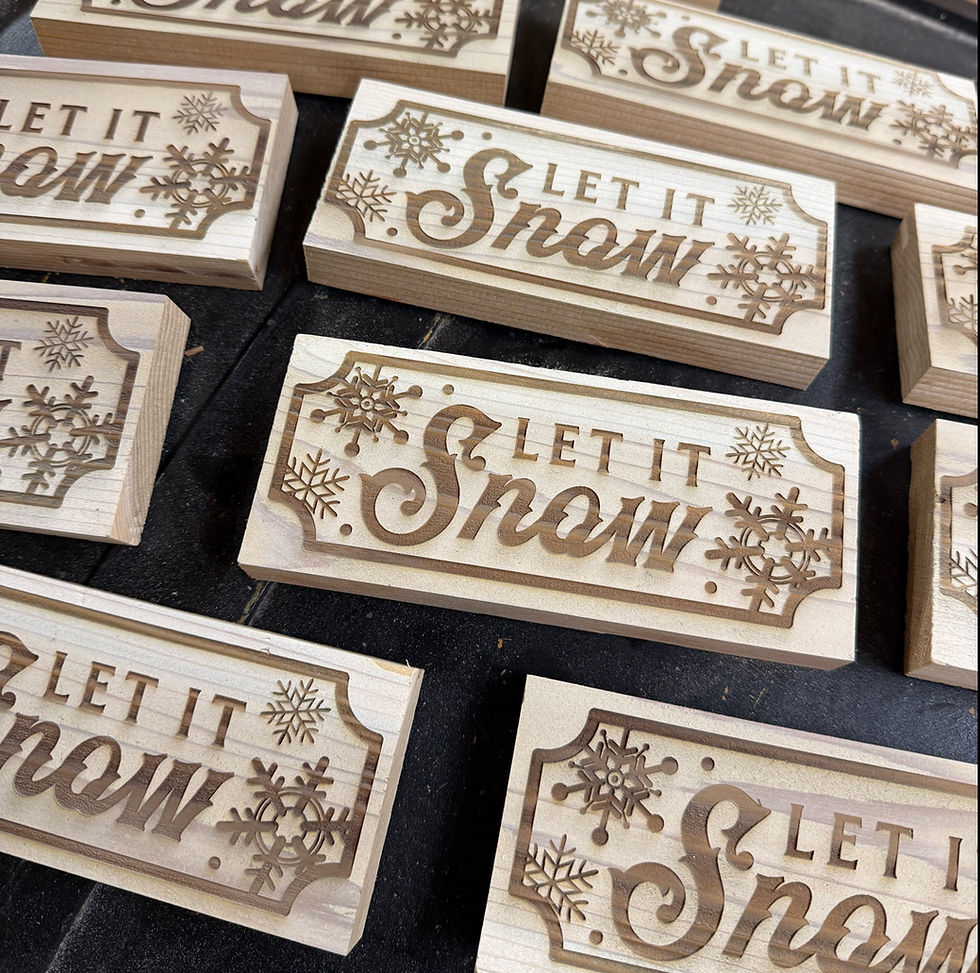 Let it Snow - Sign Decor