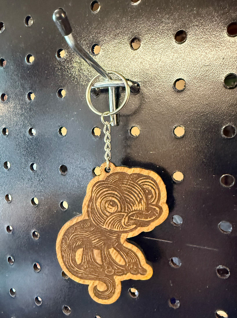 Greggy Gecko Keychain