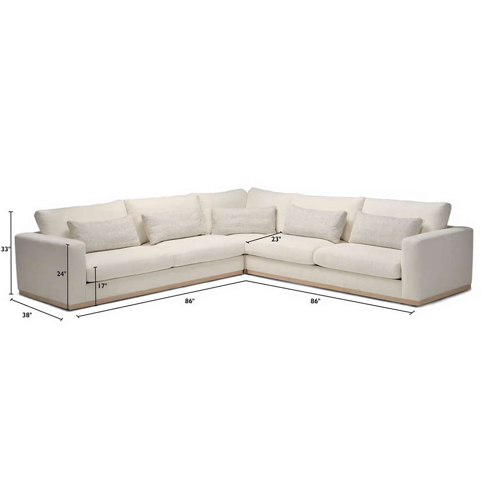 Thumbnail: Sophia Sectional - 124"W x 38"D