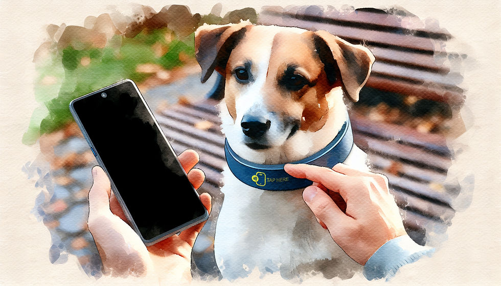 When your dog pauses at a street corner, can a kind stranger reach you right away?