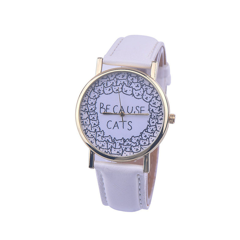 Thumbnail: "Because Cats" Wristwatch
