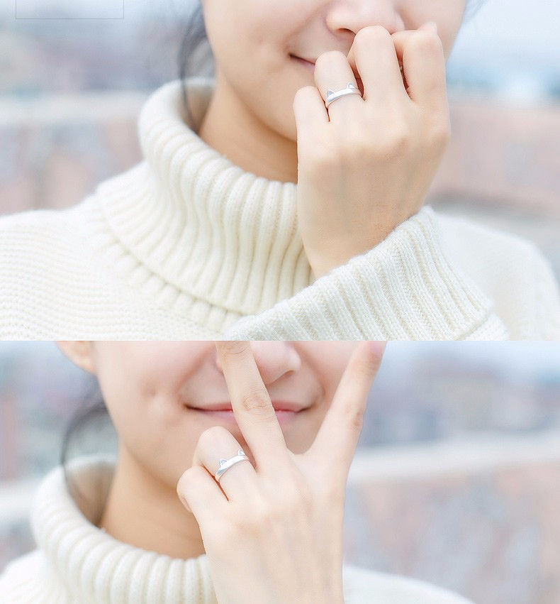Thumbnail: Cat Ears & Paws Ring