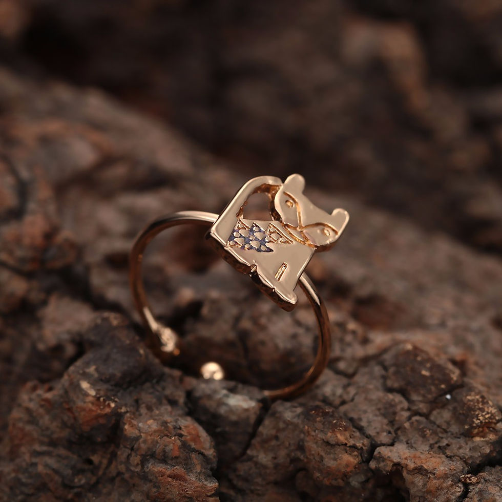 Thumbnail: Leopard Panther Baby Lion Egyptian Cat Ring
