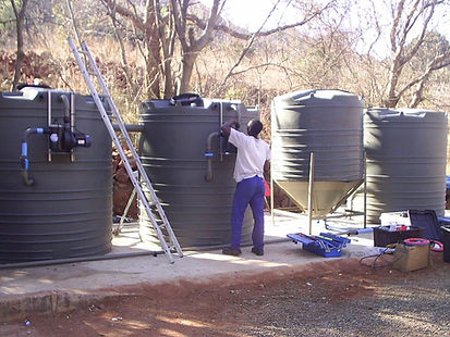 The Hornbill Lodge Sewage Treatment Plant - WE ARE GOING GREEN!!!!