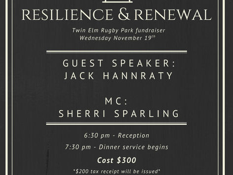 Resilience & Renewal Dinner