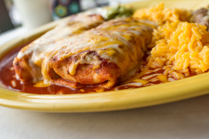 Restaurant Style Colorado Chili Burritos