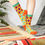 Thumbnail: Moroccan Tile Unisex Crew Socks / Amber