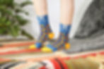 Thumbnail: Diamonds Unisex Crew Socks / Denim