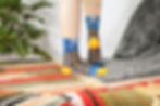 Thumbnail: Diamonds Unisex Crew Socks / Denim