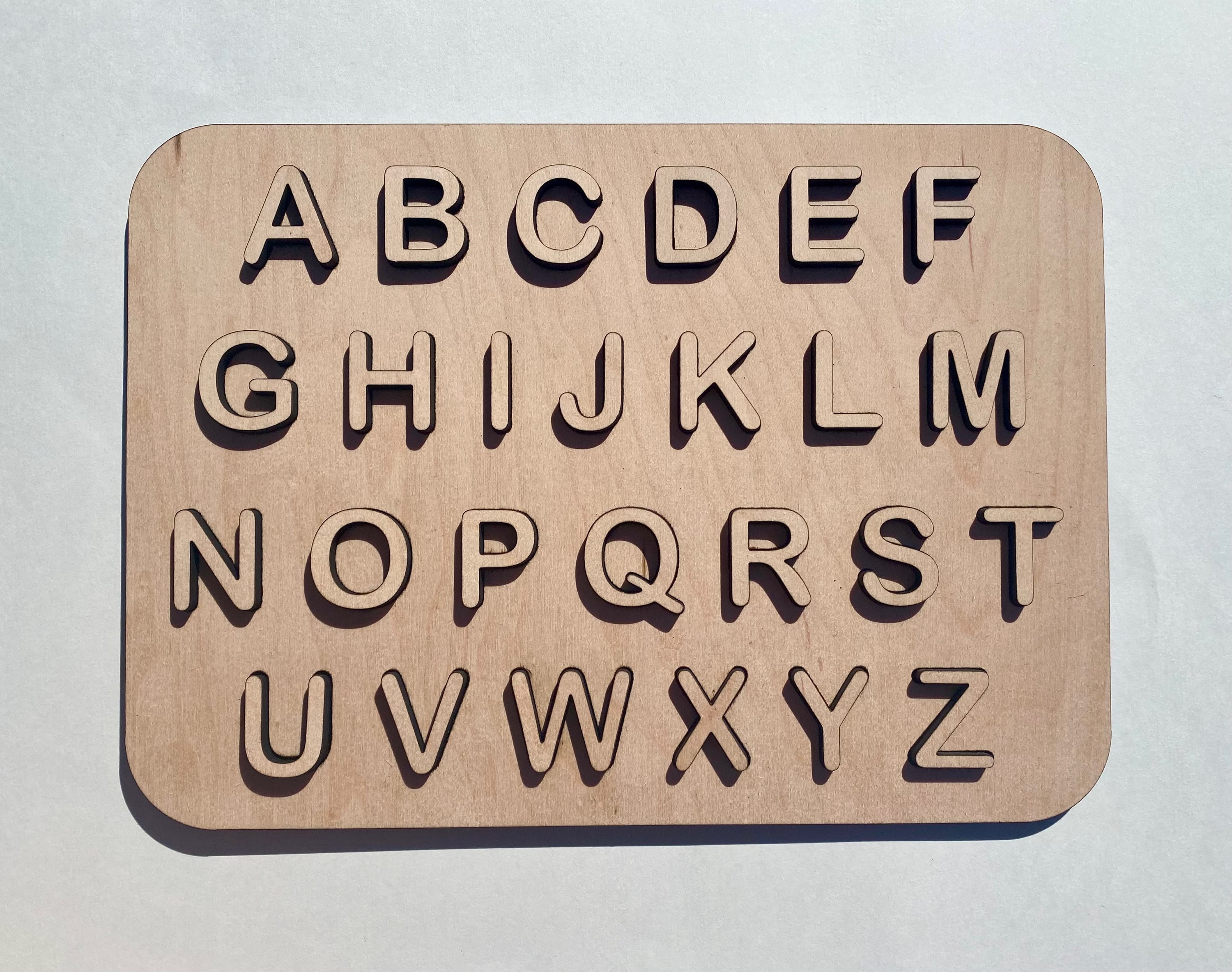 Wooden Alphabet Puzzle