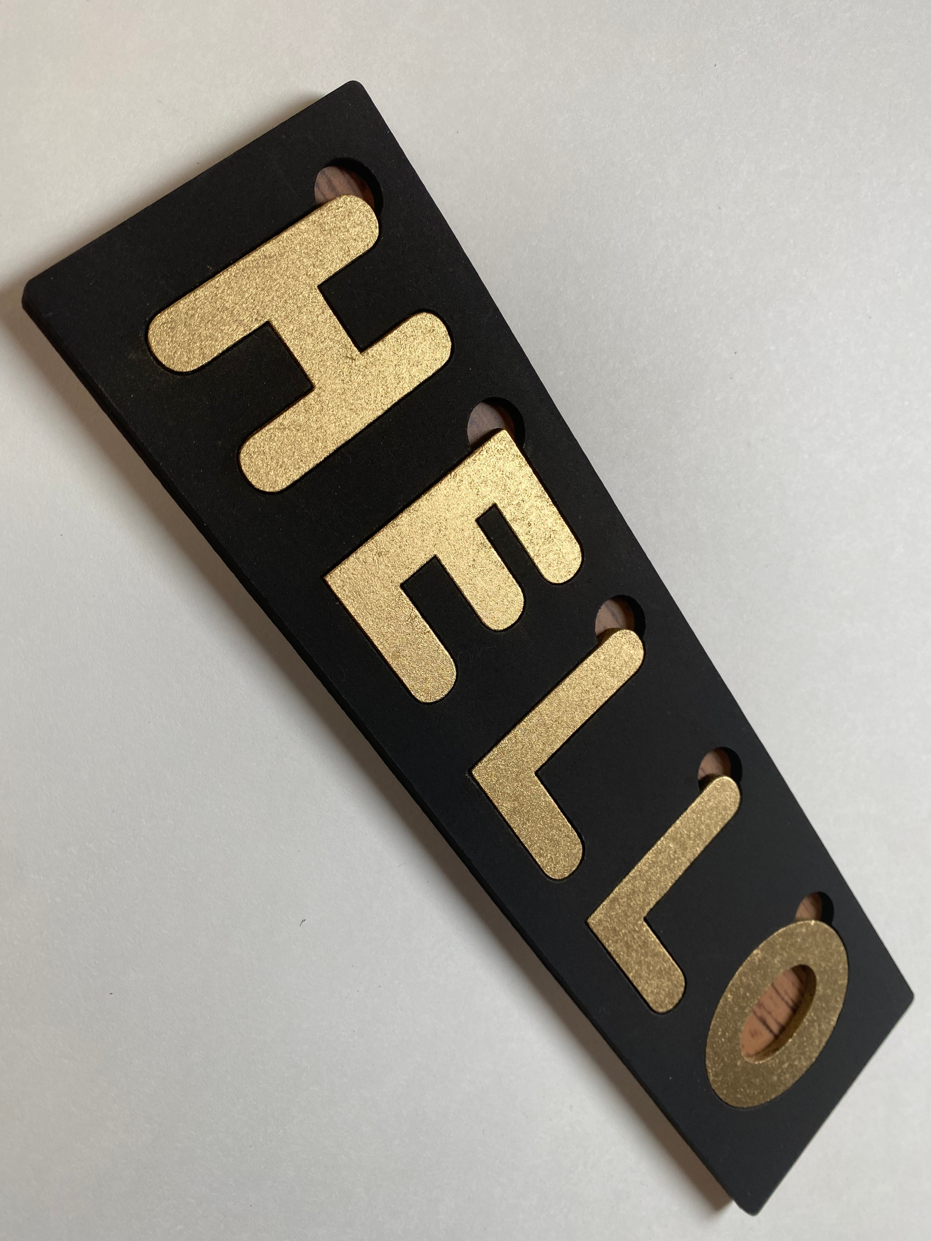 Wooden Name or Word Puzzle