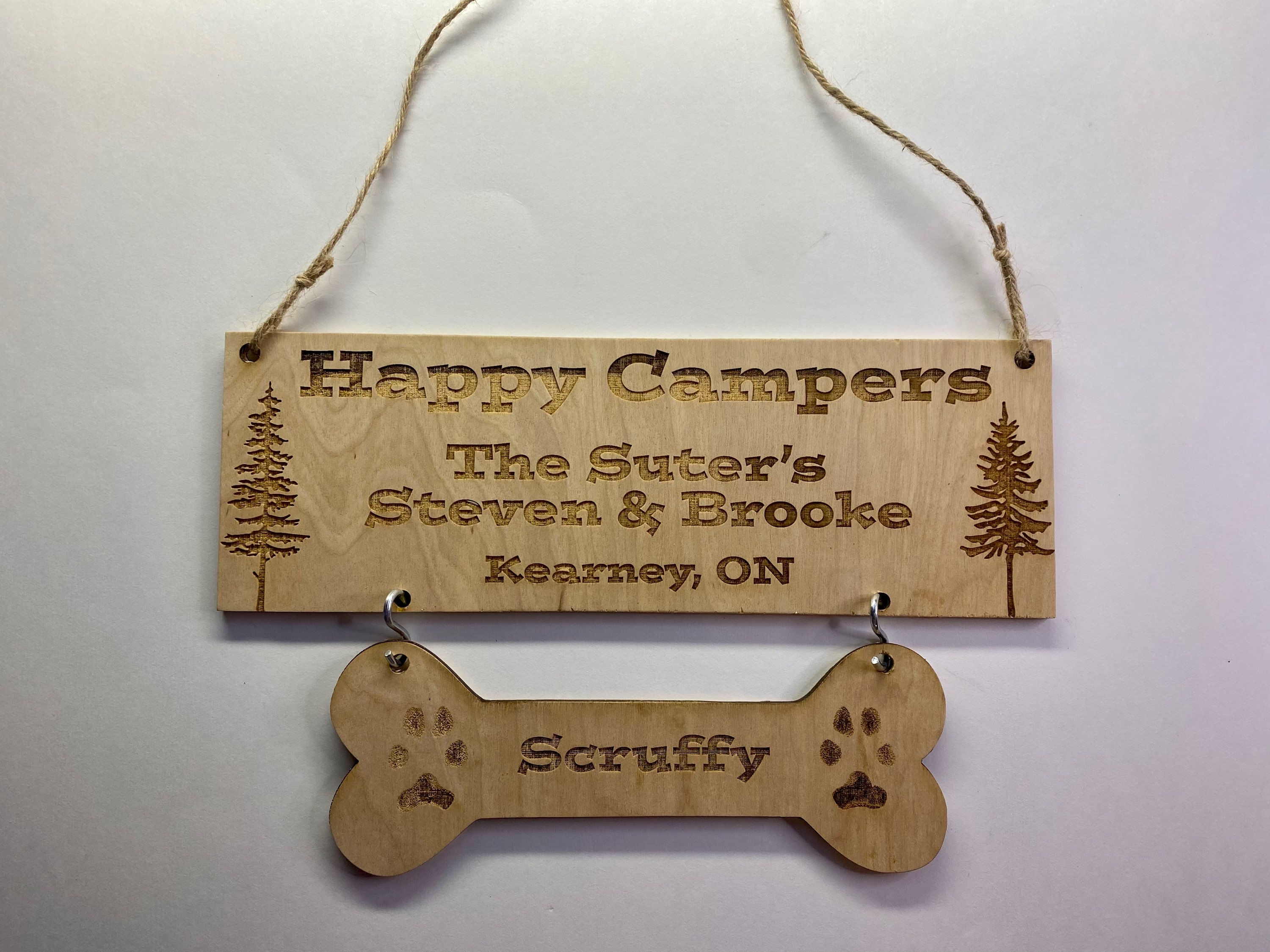 Camping Sign