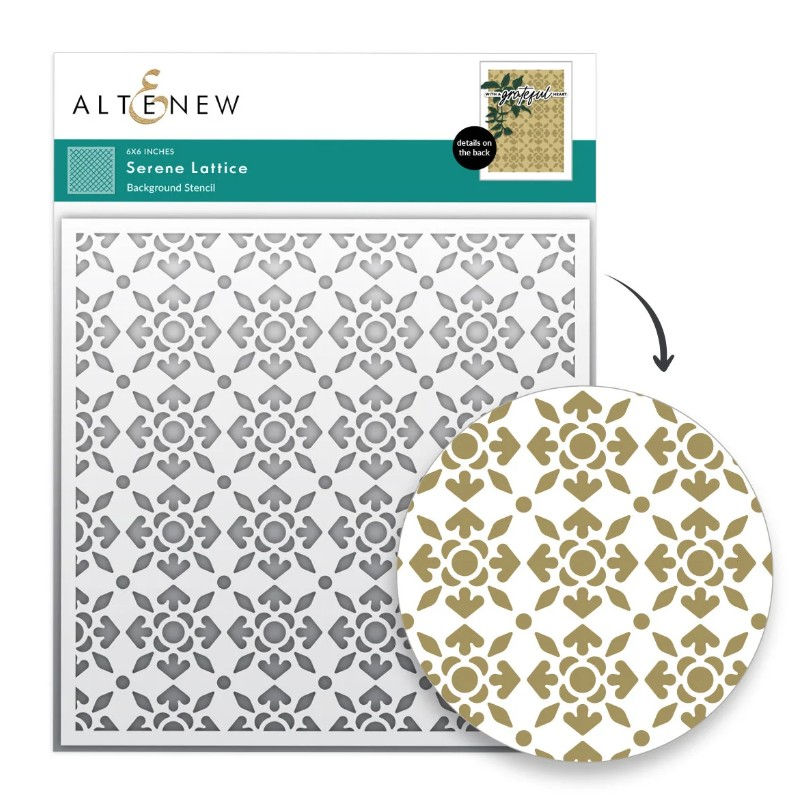 Serene Lattice Stencil (11127)
