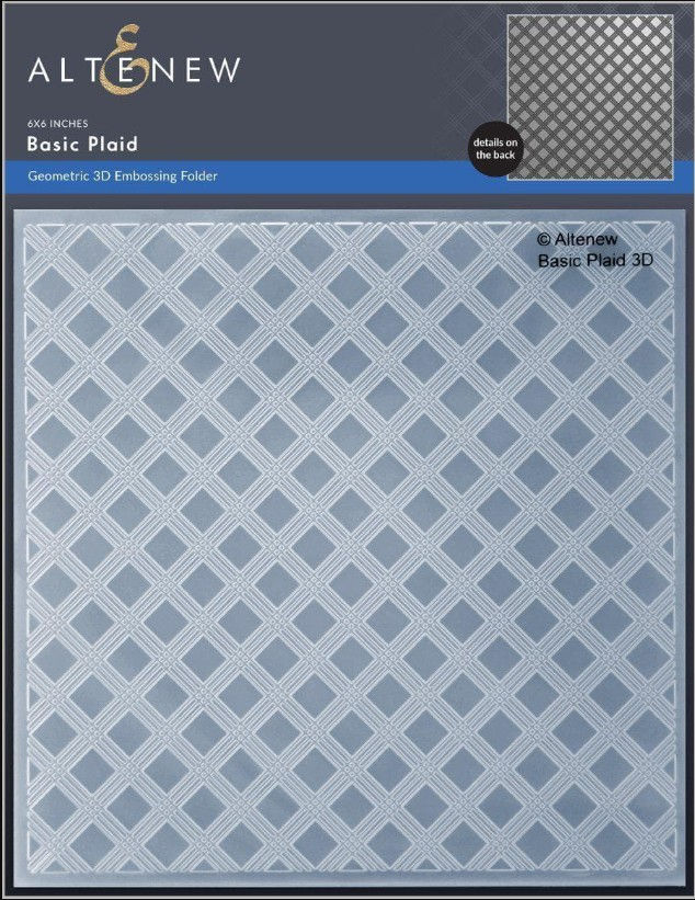 Basic Plaid 3D Embossing Folder (6527)