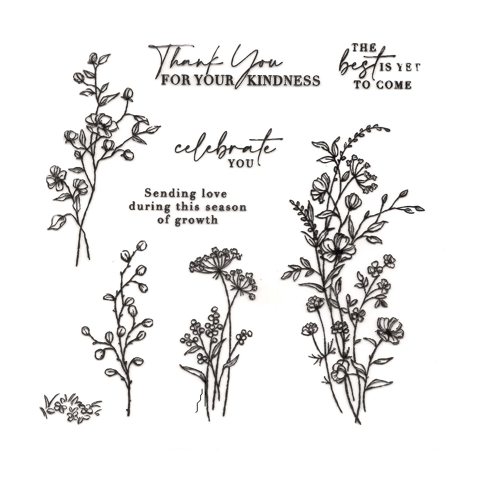 Flower Stamp Set