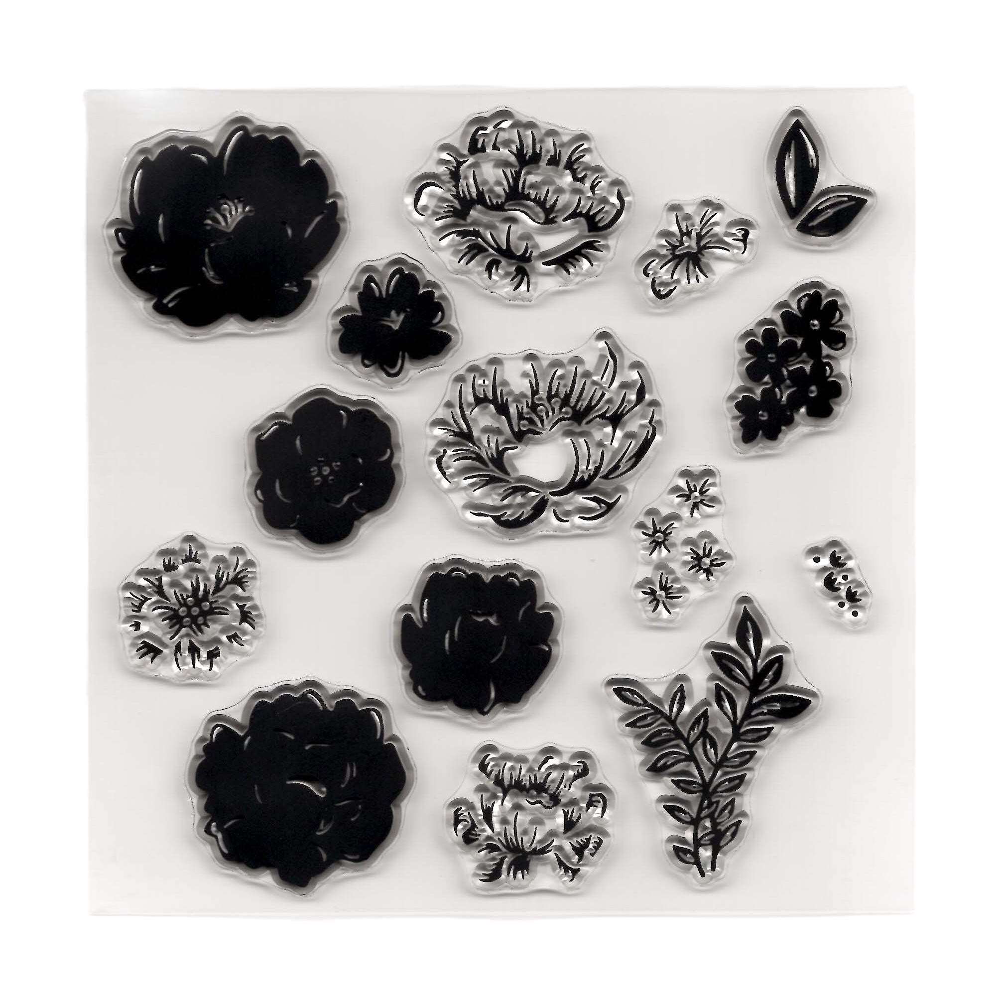 Flowers 3 Stamp Set