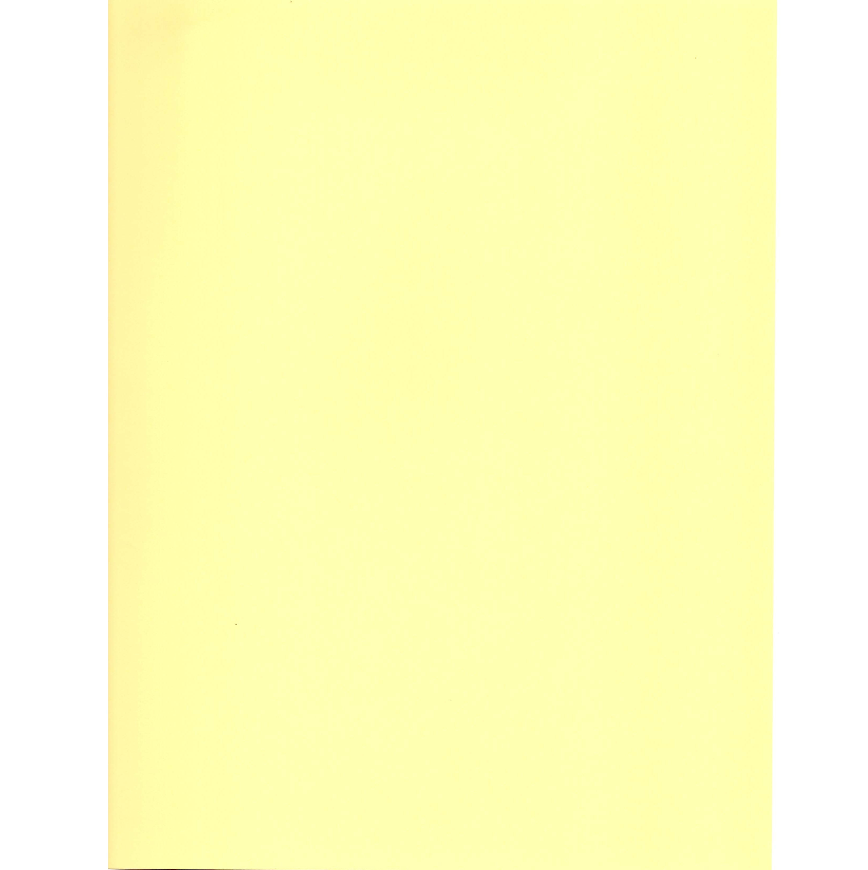 Lemon Chiffon Cardstock - 65 lbs. 8 1/2" X 11" - (10 Sheets)