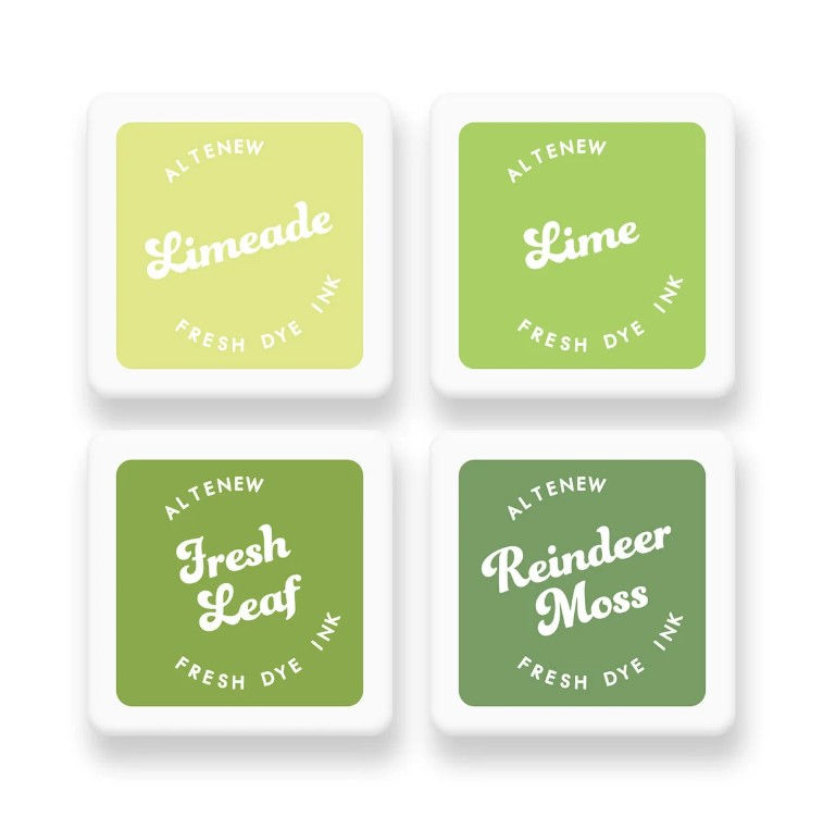 Fresh Dye Ink - Whispering Woodland- 4 Mini Cube Set (8759)