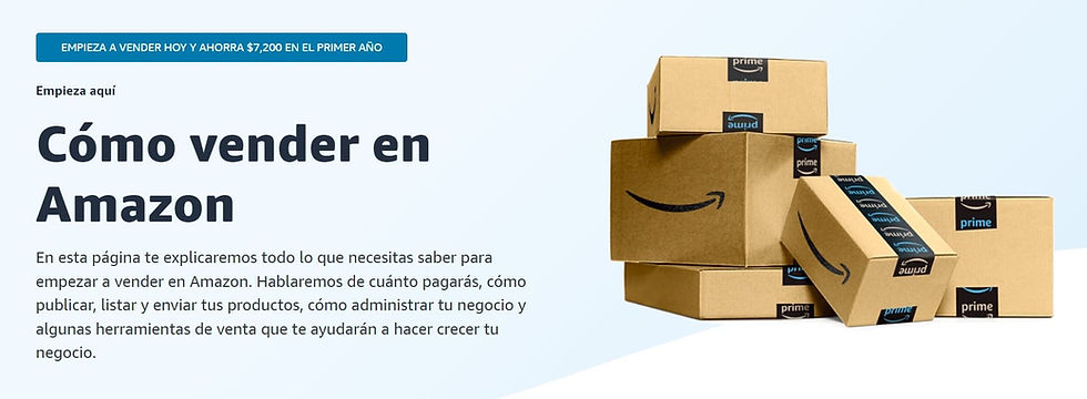 fotos de cajas apiladas de amazon