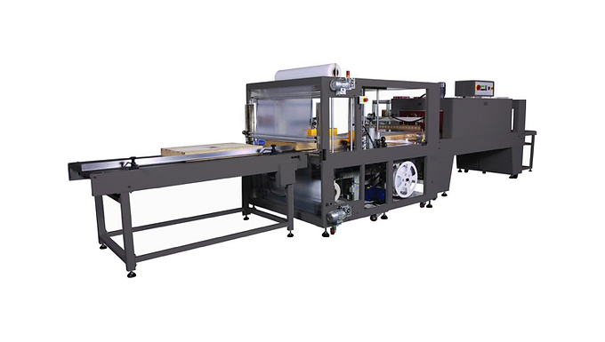 In-Line Poly Bundler w/Dual Side Seal + ShrinkTunnel