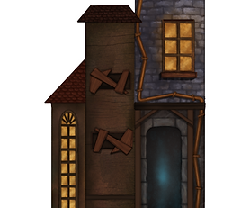 Haunted House Show Set - Photoshop, AutoCAD