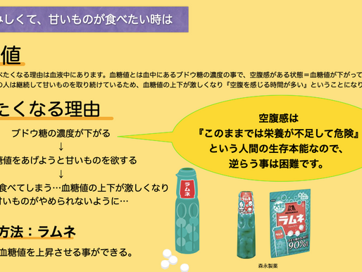 糖質が食べたくなった時の逃げ道 『口さみしくて、甘いものが食べたい時は〇〇〇』