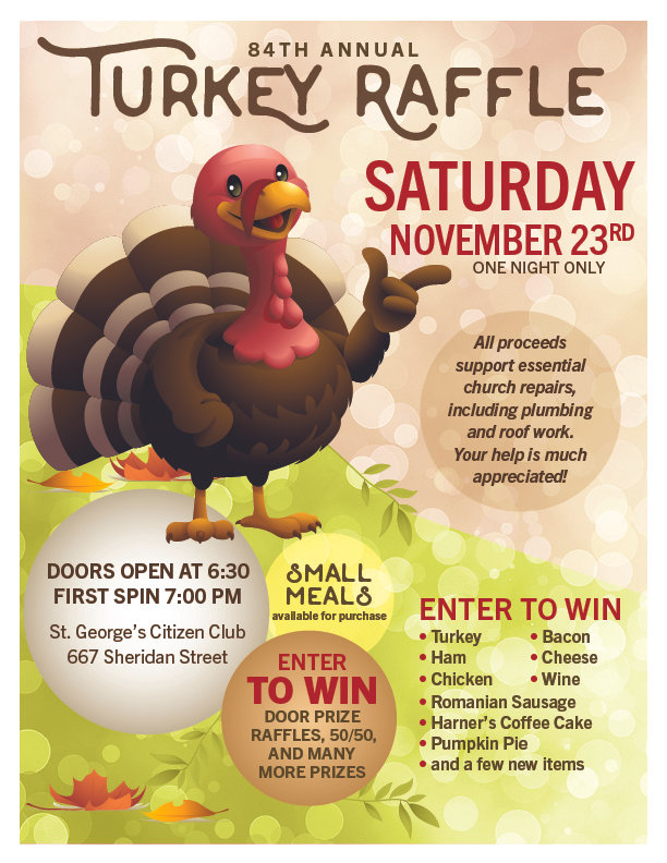 Purdy May Raffle Turkey Raffle - Saturday, November 23