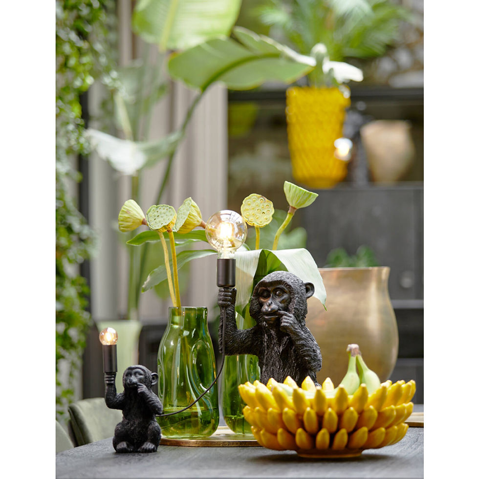 Miniatyrbilde: Bordlampe MONKEY – Matt svart