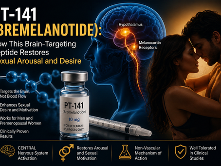 PT-141 (Bremelanotide): How This Brain-Targeting Peptide Restores Sexual Arousal and Desire