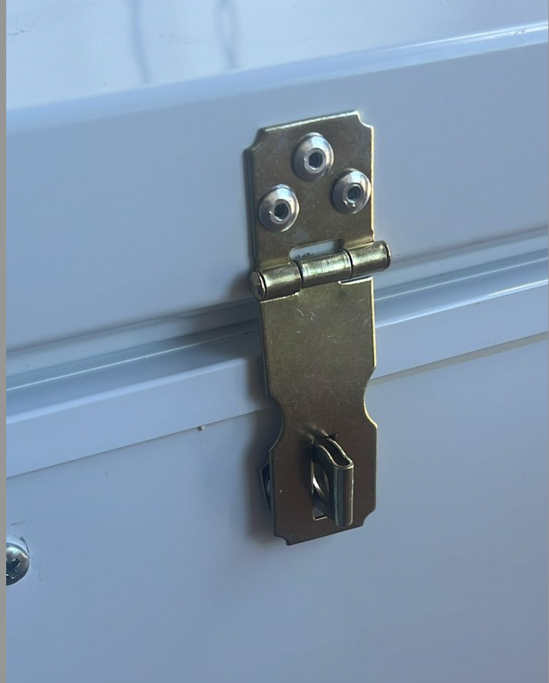 Thumbnail: Latch for lock (applicable for removable-lid format or Box 10)